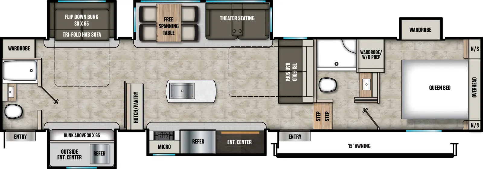Phoenix 367BH Floorplan